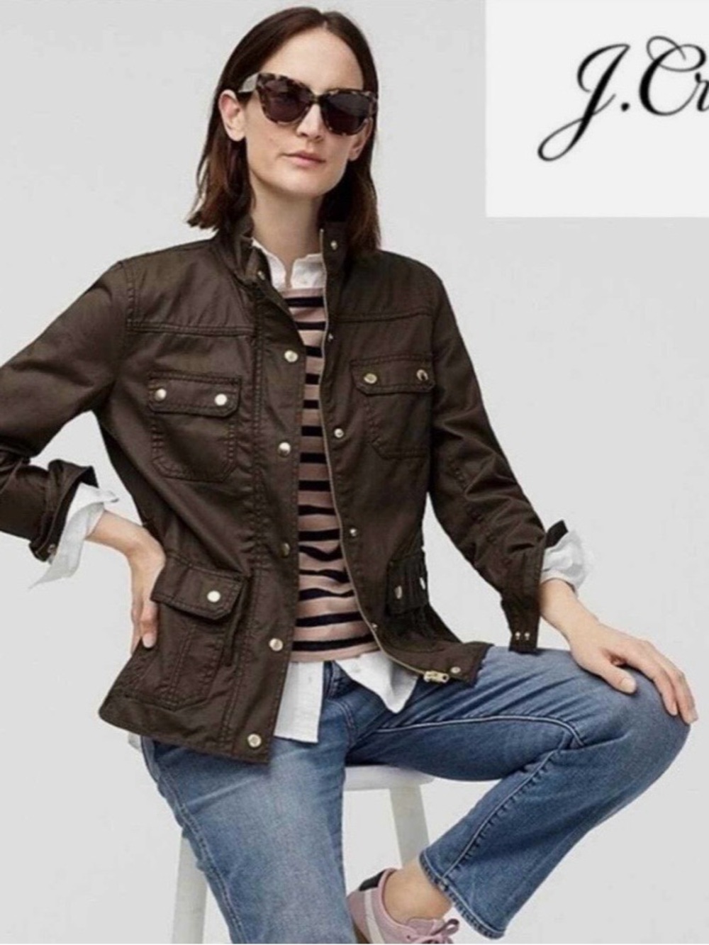 J. Crew Brown Utility Field Jacket